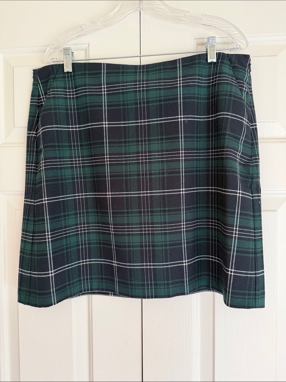 Loft Plaid Mini Skirt
